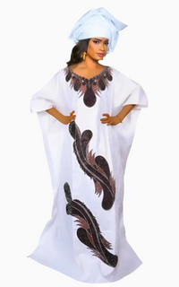 Vertement Boubou Sénégalais Femme