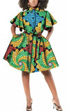 Wax Robe Africaine Moderne
